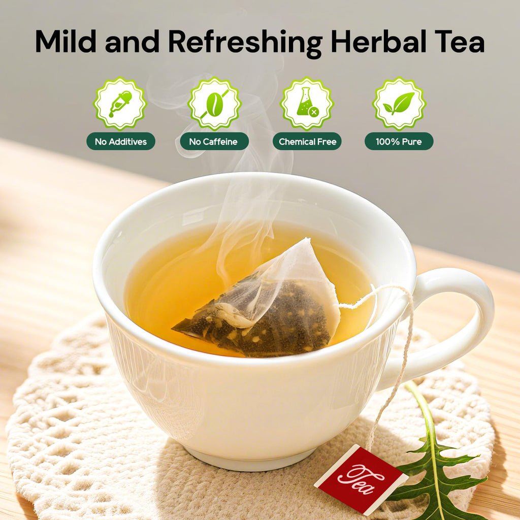 Ginseng Five Treasures Kidney Tea, Traditional Chinese Herbal TeaBags, Natural Kidney Cleanse Detox Tea for Women & Men, 7 Precious Ingredients Formula(1 Pack/25 Bags)