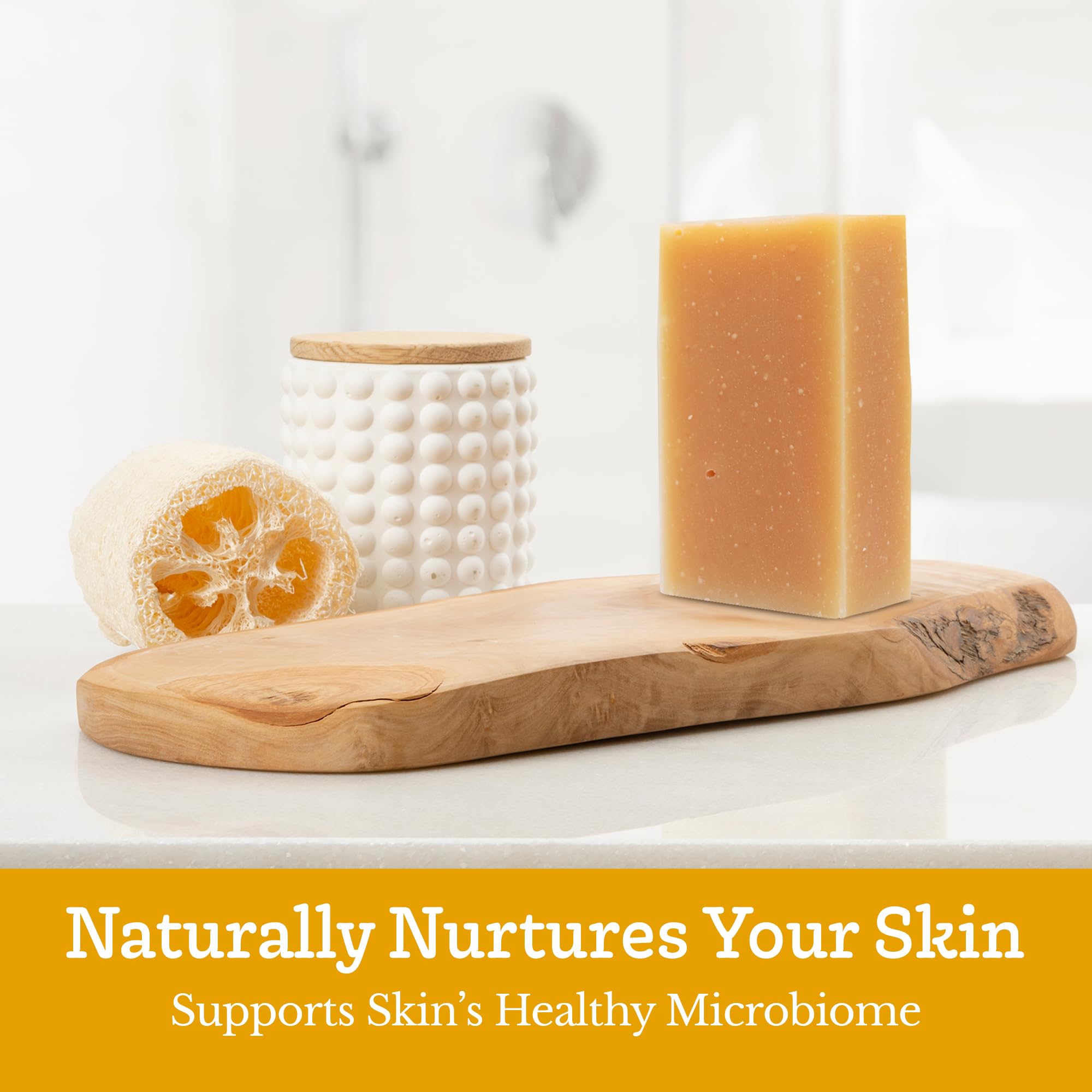 Southern Natural Goat Milk Soap Bar - Oatmeal Milk & Honey 3 Pack - For Dry Sensitive Skin. Natural, Handmade Soap For Men, Women, Kids, Face & Body