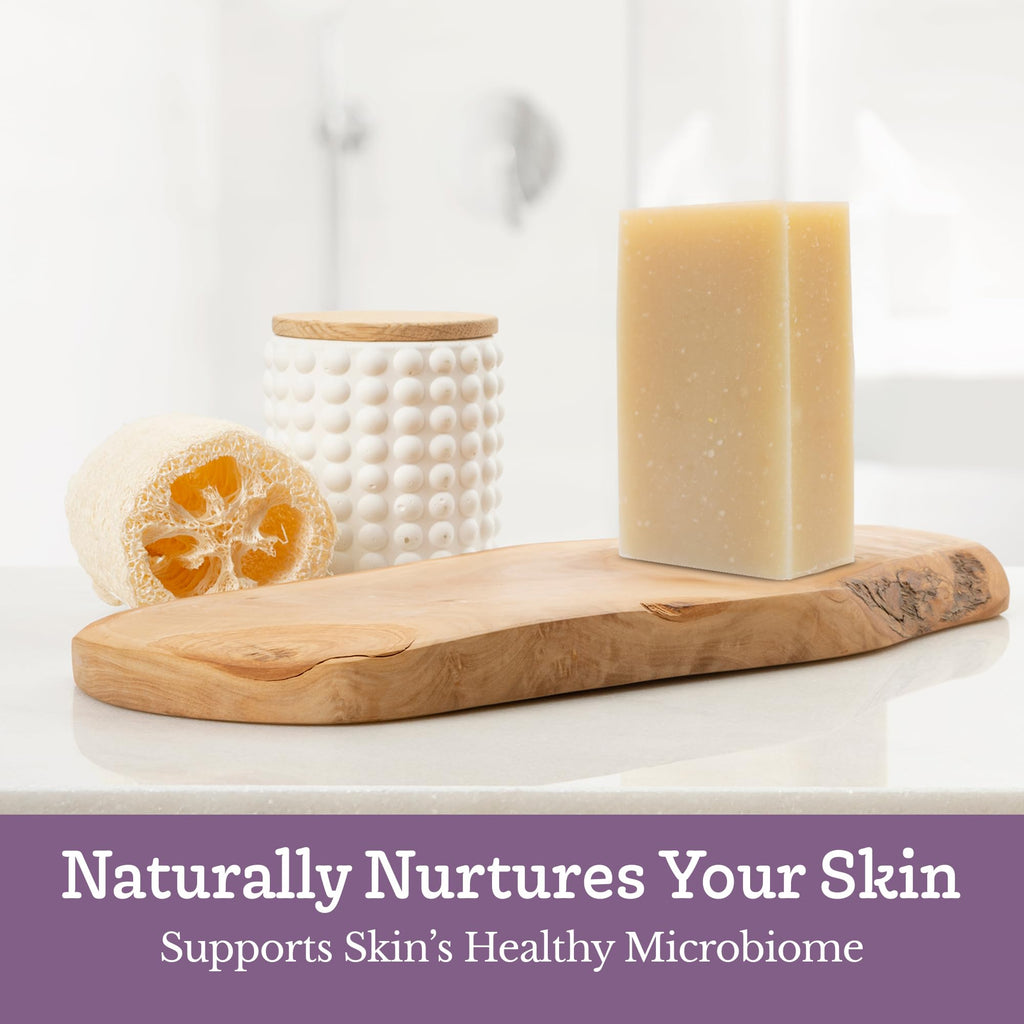 Southern Natural Goat Milk Soap Bar - Oatmeal Milk & Honey 3 Pack - For Dry Sensitive Skin. Natural, Handmade Soap For Men, Women, Kids, Face & Body