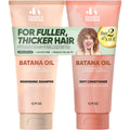 Panda's Promise Batana Oil Shampoo and Conditioner Set – Sulfate-Free Haircare with Batana Oil Nourishing Duo for Smooth, Soft and Manageable Hair For All Hair Types, Unisex (12 fl oz Each)
