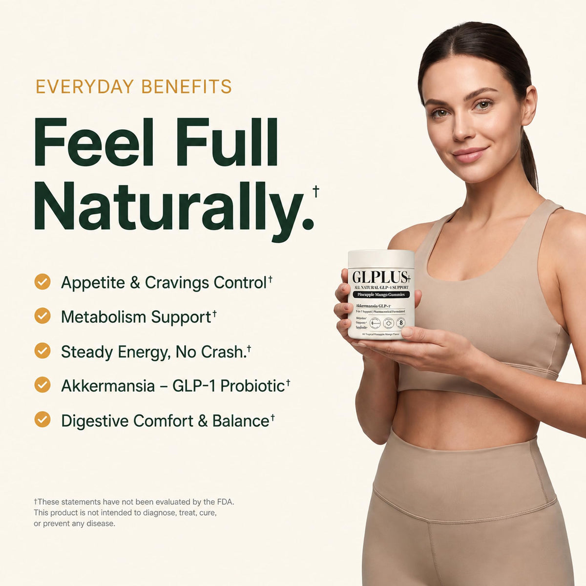 GLP-1 Support Supplement for Nausea, Bloating & Gut Health – Synbiotic Pre, Pro & Postbiotic for Women & Men, GLP-1 Users – Pharmacist Formulated, 20-in-1 (60 Capsules)