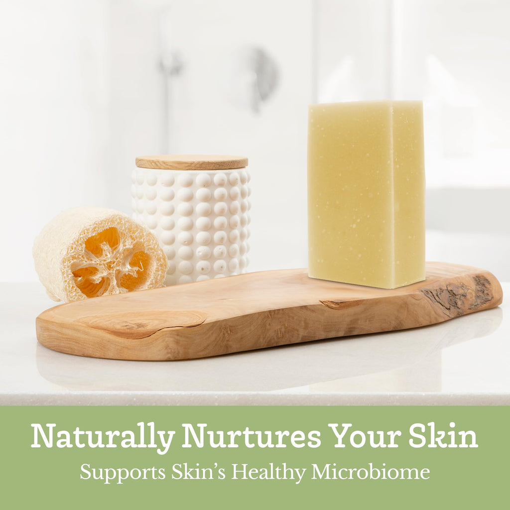 Southern Natural Goat Milk Soap Bar - Oatmeal Milk & Honey 3 Pack - For Dry Sensitive Skin. Natural, Handmade Soap For Men, Women, Kids, Face & Body