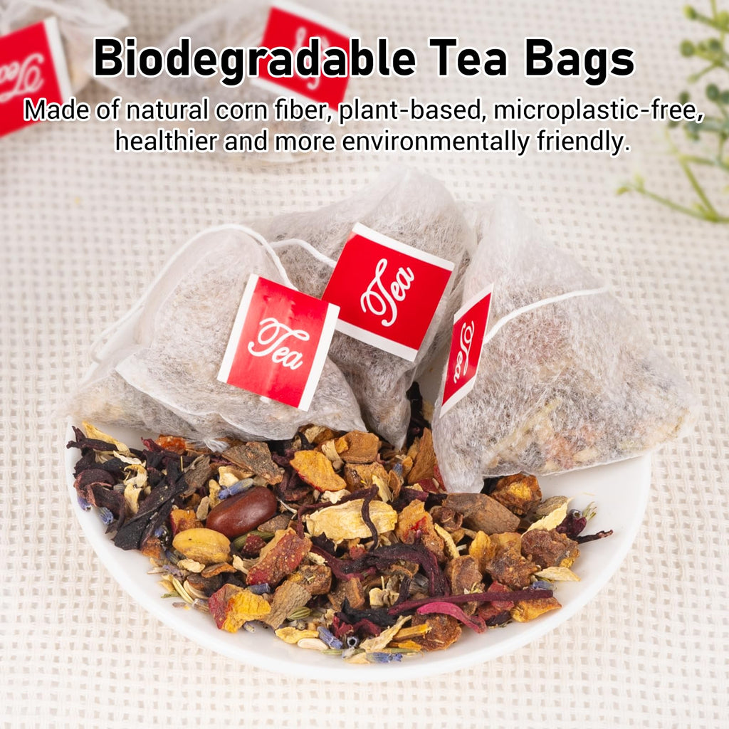 Ginseng Five Treasures Kidney Tea, Traditional Chinese Herbal TeaBags, Natural Kidney Cleanse Detox Tea for Women & Men, 7 Precious Ingredients Formula(1 Pack/25 Bags)