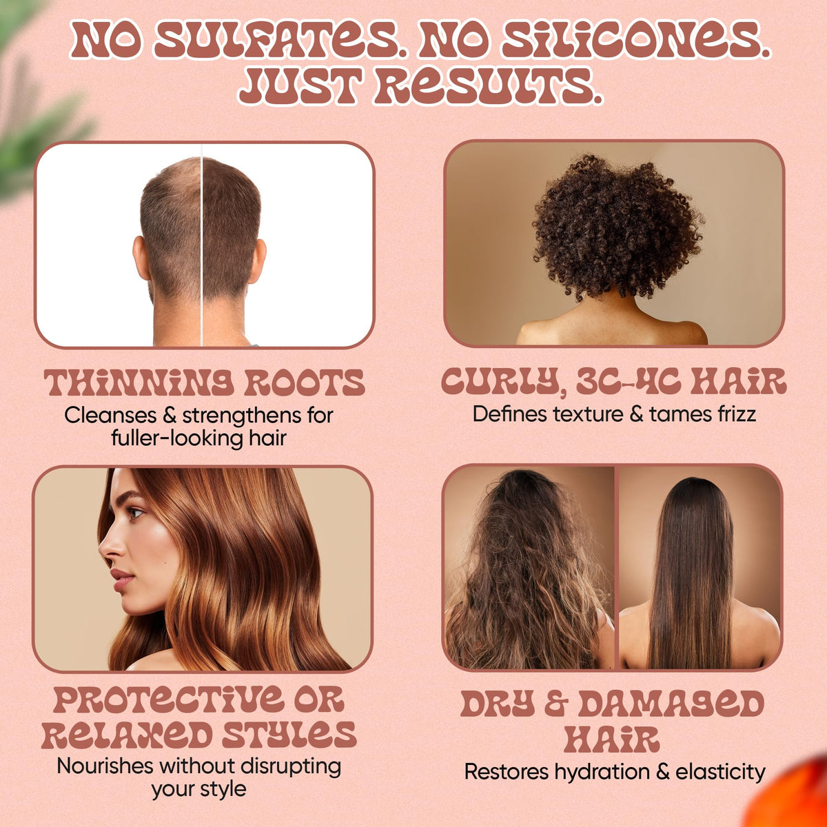 Panda's Promise Batana Oil Shampoo and Conditioner Set – Sulfate-Free Haircare with Batana Oil Nourishing Duo for Smooth, Soft and Manageable Hair For All Hair Types, Unisex (12 fl oz Each)
